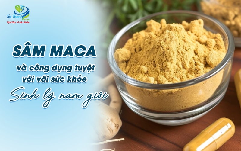 Sâm Maca & công dụng tuyệt vời với sức khỏe sinh lý nam giới